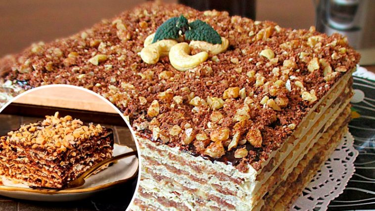 Торт без выпечки “Фантастика” Вкус, который с лёгкостью обгоняет “Спартак”!