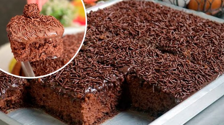 Шоколадный торт на 8 ложек – нежный и ароматный!