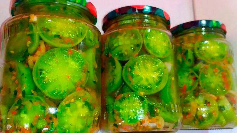 Зелёные помидоры по-грузински: закуска, которую хочется готовить снова и снова