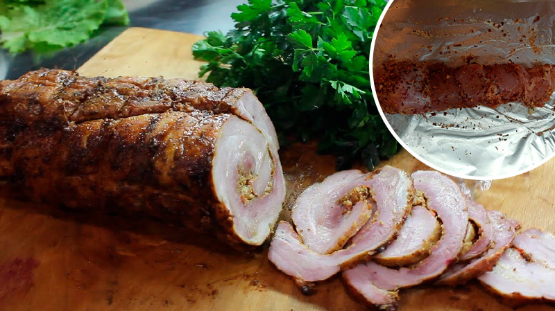 Рулет из индейки в фольге – сочная мясная закуска за 5 минут подготовки