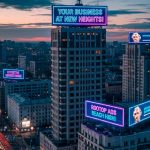Дахові рекламні конструкції з LED-екранами — ефективна реклама на даху будівлі