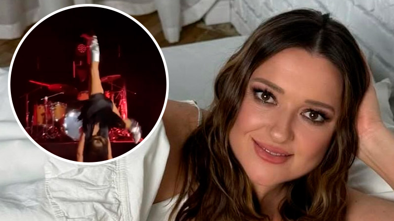 После минус 25 кг: Могилевская поразила зрителей колесом и воздушным шпагатом прямо на сцене