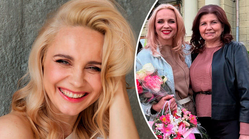 Две красоты в одном кадре: Лилия Ребрик показала маму-учительницу