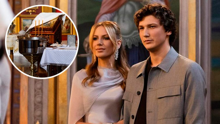 Таинство под золотыми куполами: Леся Никитюк окрестила сына и впервые назвала его имя