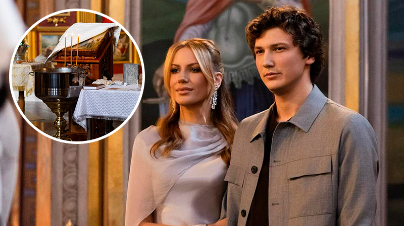 Таинство под золотыми куполами: Леся Никитюк окрестила сына и впервые назвала его имя