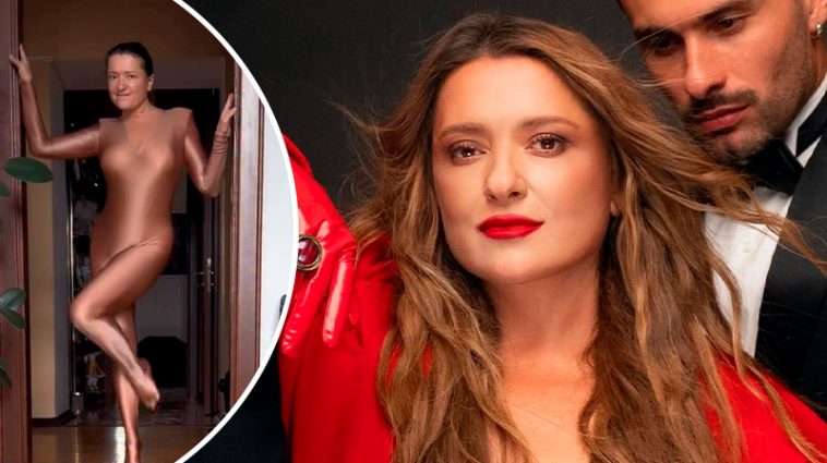 Могилевская поразила идеальной фигурой и смешным танцем во время примерки