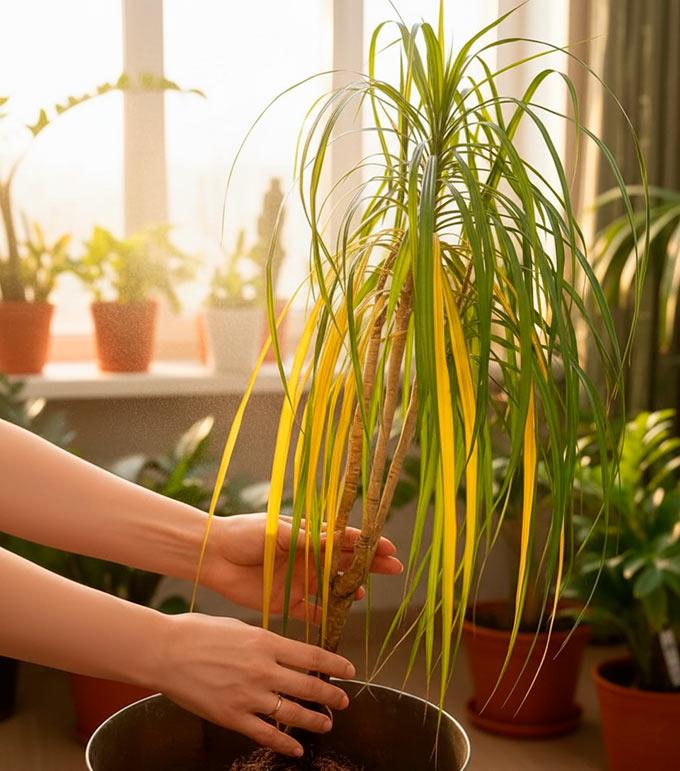 Листья драцены желтеют и сохнут: главные причины и как этого не допустить 8 Листья драцены желтеют и сохнут: главные причины и как этого не допустить