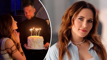 С тортом в руках и любовью рядом: Наталья Денисенко впервые так откровенно показала новые отношения