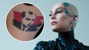 «Он – мой символ свободы»: российская певица Наргиз объяснила, почему набила портрет Бандеры на ноге