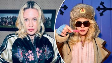 Мадонну раскритиковали за советскую символику и компанию россиян во время войны