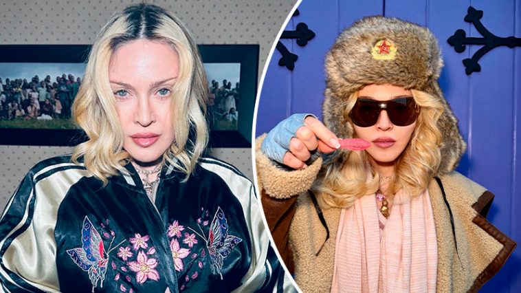 Мадонну раскритиковали за советскую символику и компанию россиян во время войны