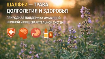 Шалфей — трава долголетия и здоровья