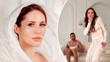 Весенний эксперимент: возлюбленный Наталка Денисенко примерил её платье и удивил сеть