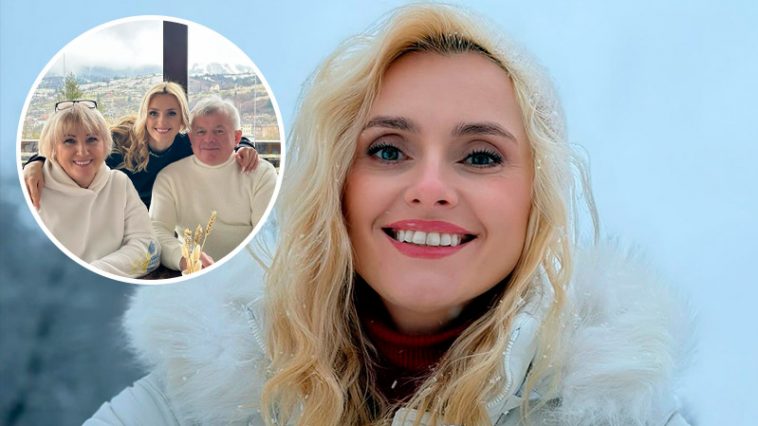 Вместо сцены – лыжные склоны: Ирина Федишин устроила семейную зимнюю сказку в Карпатах