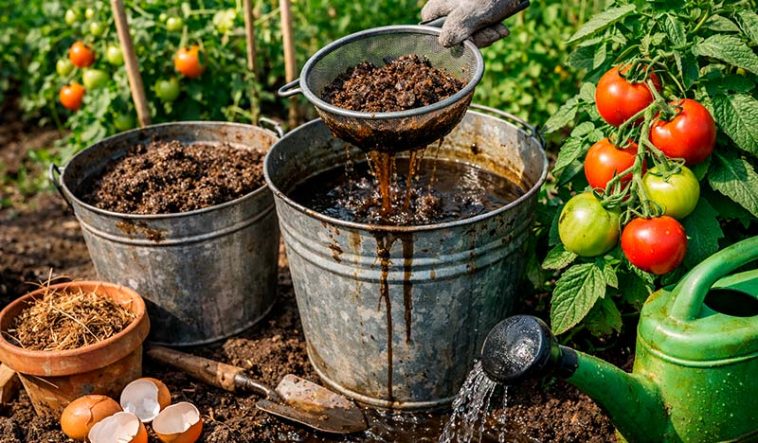 Натуральное удобрение, которое ускоряет рост помидоров в 10 раз: простой и эффективный рецепт