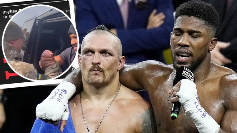 Энтони Джошуа встретился с украинскими воинами и получил шеврон - видео с визита вместе с Усиком 1 bvdbvjdjvgrnibhsbhcsdcsjbcj 24