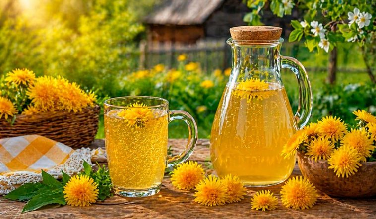 Квас из цветов одуванчика: В сезон готовлю по 100 бутылок — и всё равно не хватает!