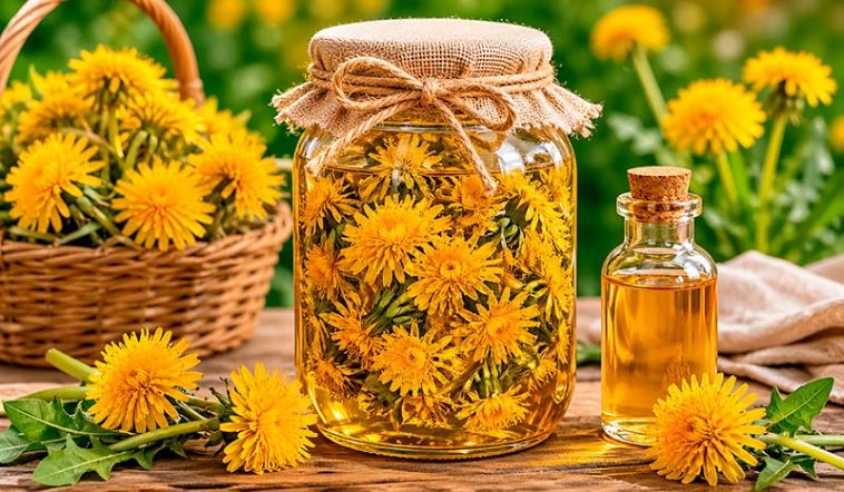 Настойка из одуванчика: универсальное домашнее средство от боли и воспаления