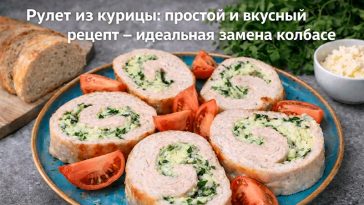 Куриный рулет: простой и вкусный рецепт — идеальная замена колбасе