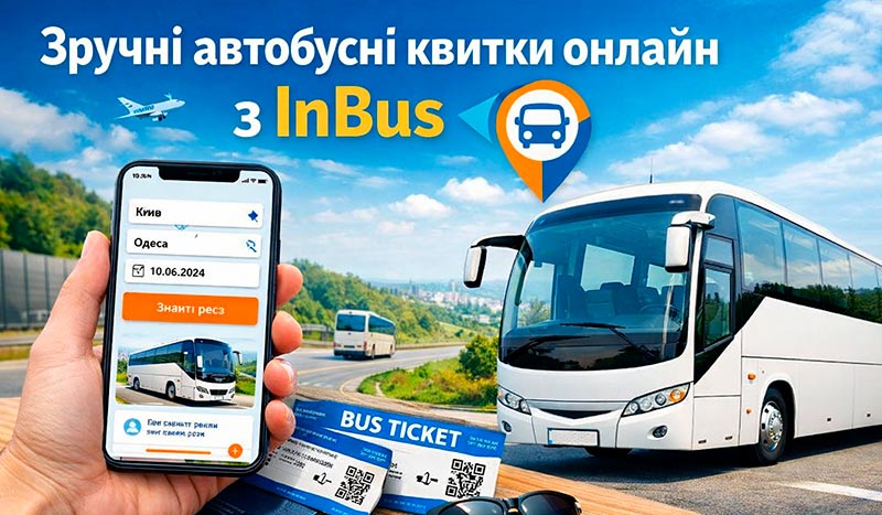 Зручні автобусні квитки онлайн з InBus