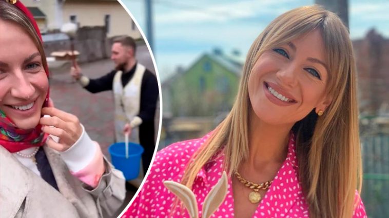 Первая Пасха в роли мамы: Леся Никитюк устроила веселую "битву" пасхальных яиц с маленьким сыном