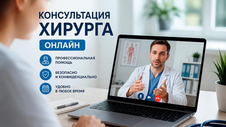 Консультация хирурга онлайн: современное решение для быстрой медицинской помощи