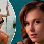 Анна Кошмал восхитила сеть, выполнив стойку на голове в купальнике