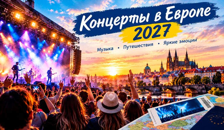 Концерты в Европе 2027: как выбрать лучшие музыкальные события и спланировать незабываемую поездку